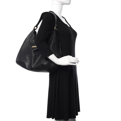 Gucci Guccissima Large New Ladies Web Hobo Black 2 of 10