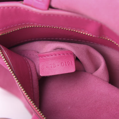 Celine Lambskin Vertical Bi-Color Cabas Fluo Pink Fluo Orange 7 of 10