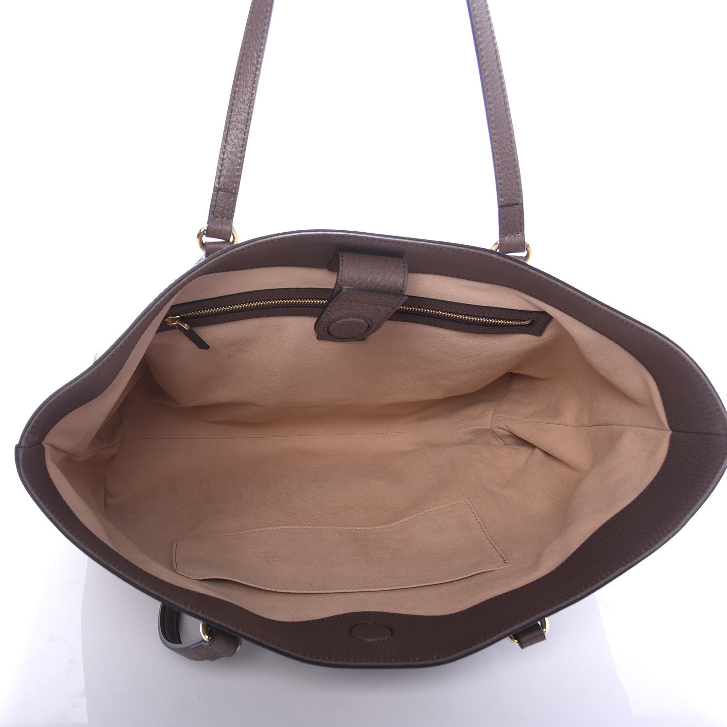 Gucci GG Supreme Monogram Medium Ophidia Shopping Tote Brown 5 of 10