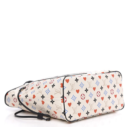 Louis Vuitton Game On Neverfull MM White 4 of 10