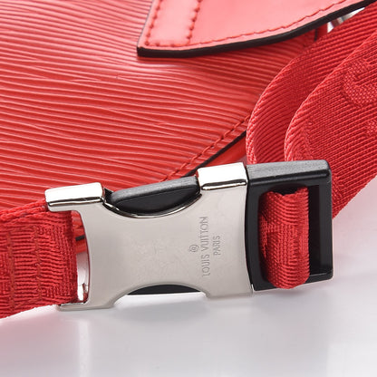 Louis Vuitton X SUPREME Epi Bumbag Red 8 of 10