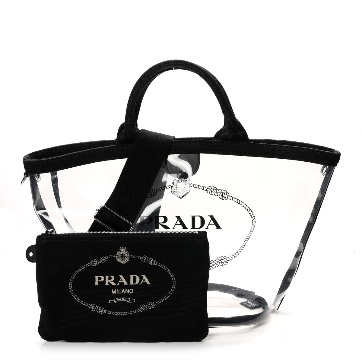 PVC Canapa Tote Black