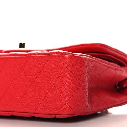 Chanel Caviar Quilted Small Double Flap Red 10 of 10