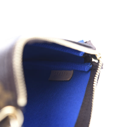 Louis Vuitton Monogram 2019 Christmas Animation Mini Venice Pochette Accessories Blue 6 of 10