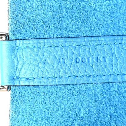 Hermes Taurillon Clemence Picotin Lock 26 MM Bleu Zanzibar 7 of 11