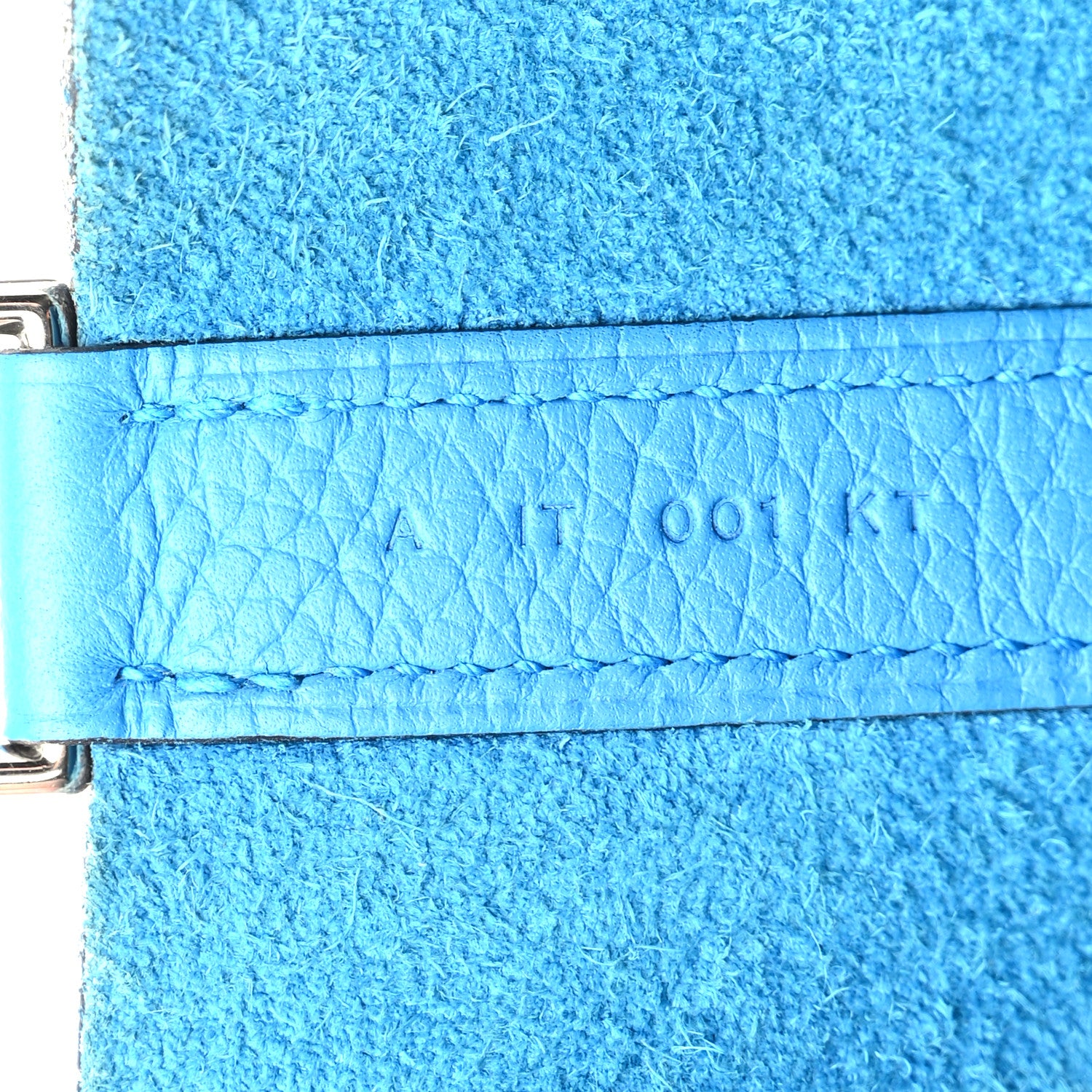 Hermes Taurillon Clemence Picotin Lock 22 MM Bleu Zanzibar 7 of 11