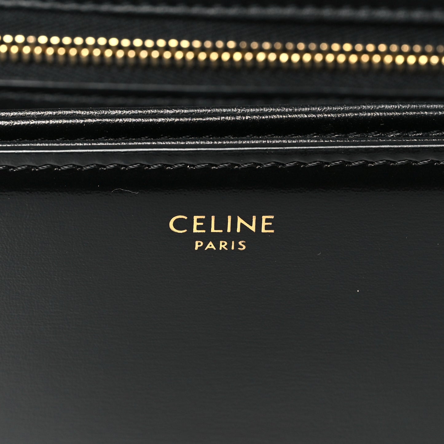 Shiny Calfskin Teen Triomphe Black