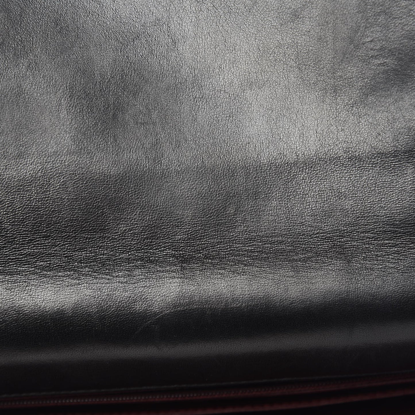 Lambskin Quilted Maxi Single Flap Black