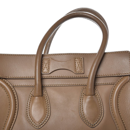 Celine Smooth Calfskin Micro Luggage Camel 9 of 14