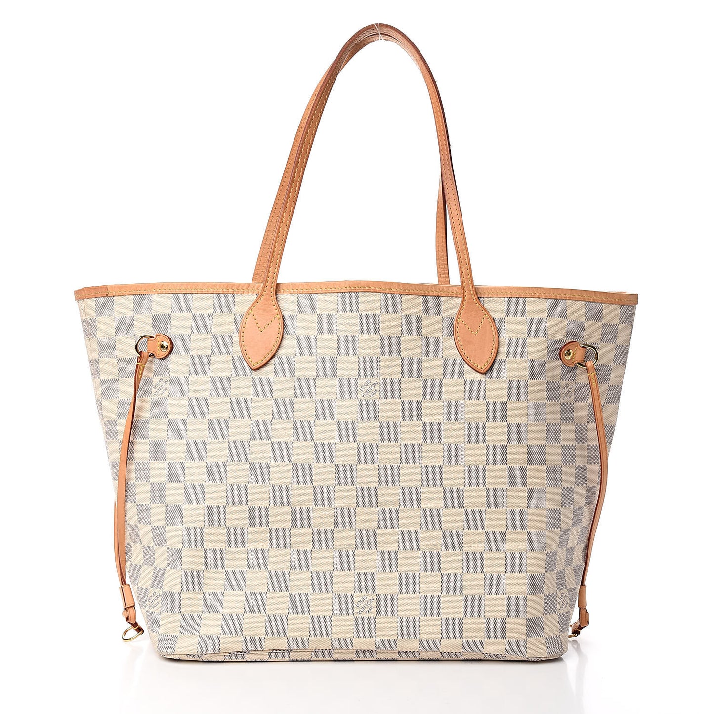 Damier Azur Neo Neverfull MM Rose Ballerine