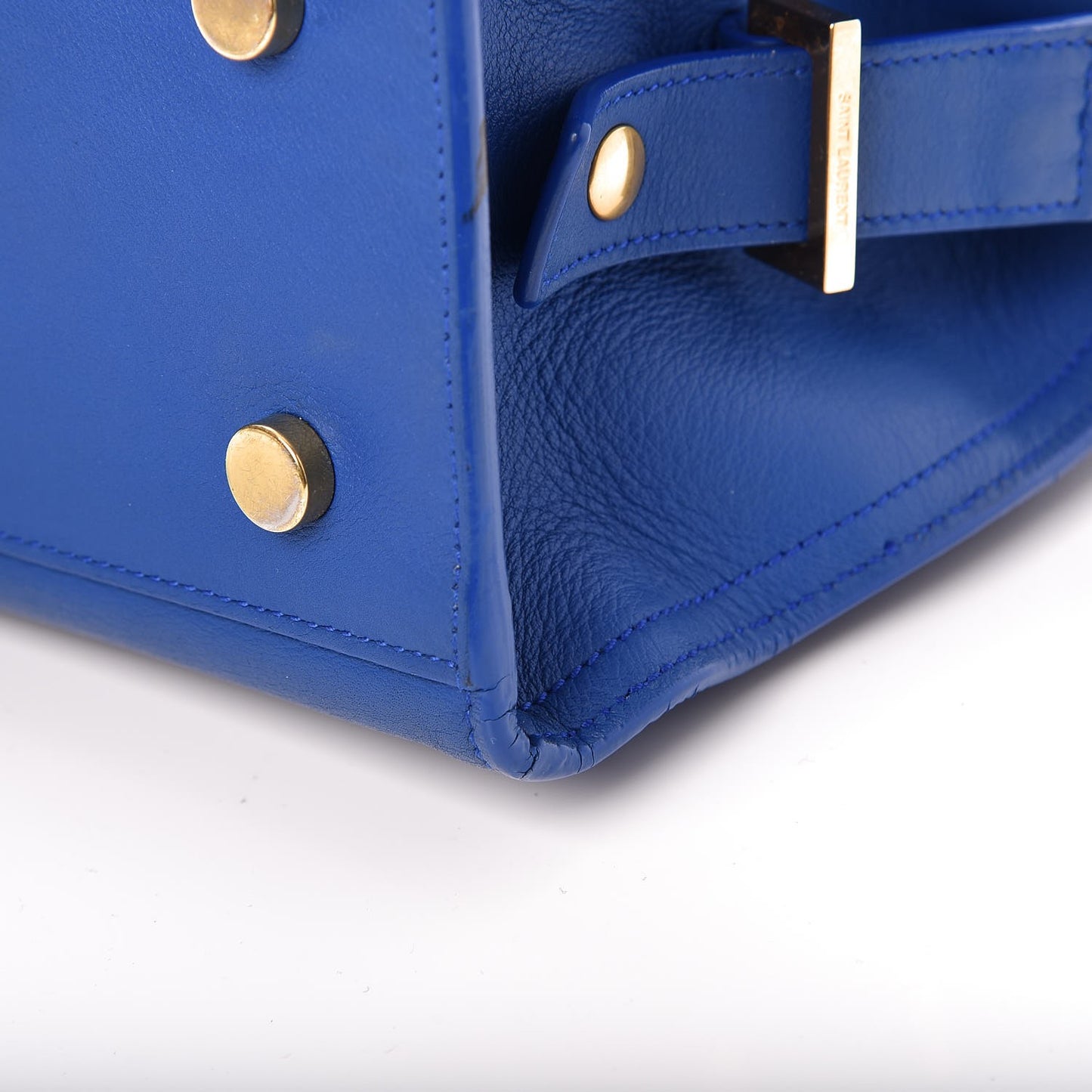 Calfskin Monogram Baby Cabas Blue Majorelle