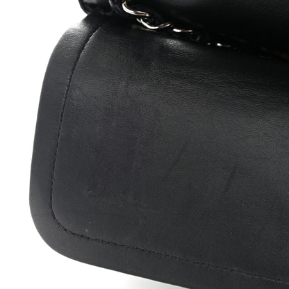 Chanel Lambskin Perforated Medium Double Flap Black 15 of 18