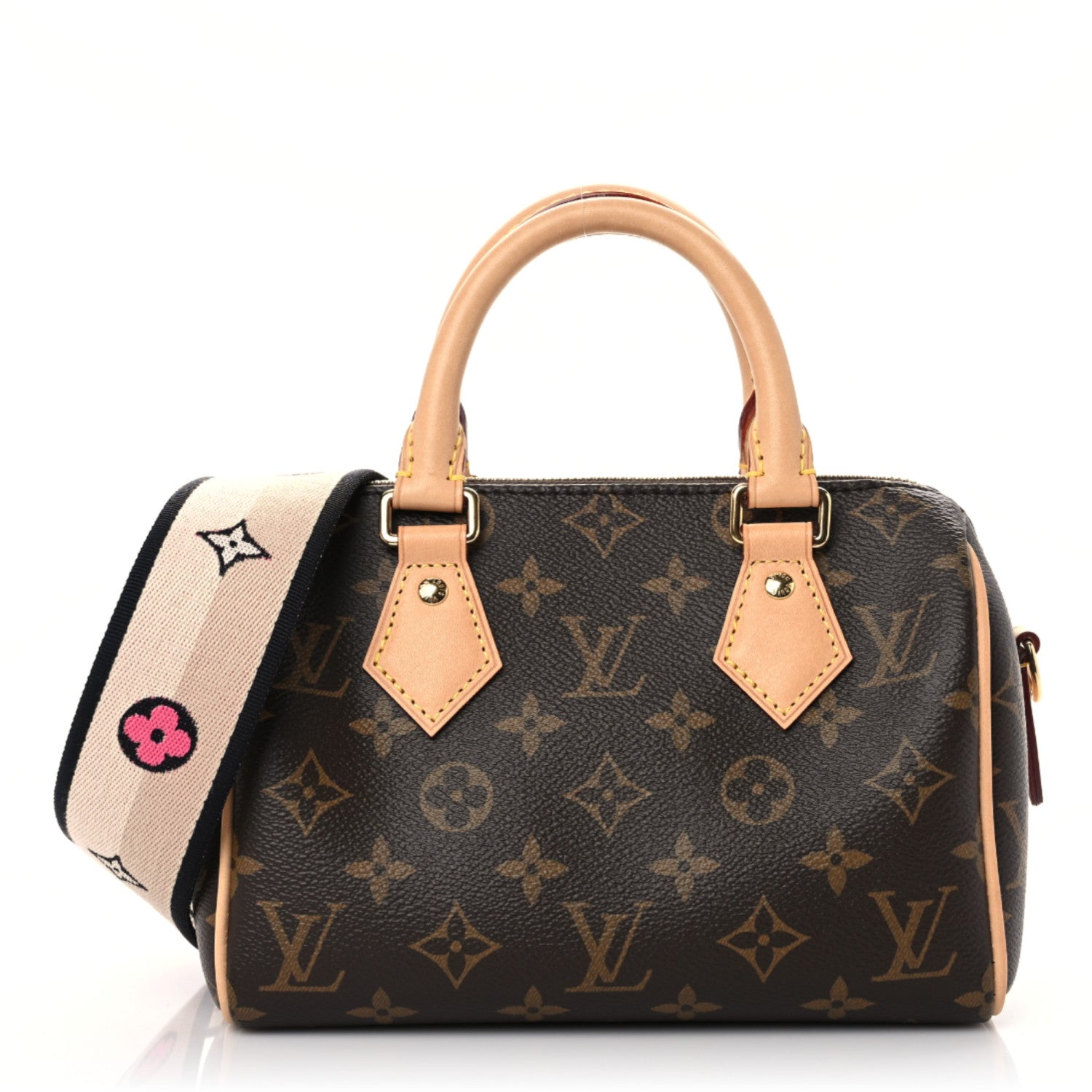 Louis Vuitton Monogram Speedy Bandouliere 20 Black 1 of 13