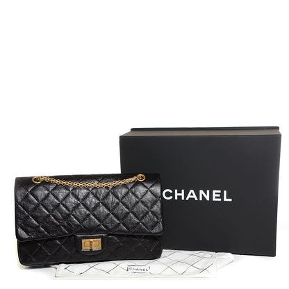 Chanel Aged Calfskin Quilted 2.55 Reissue 227 Flap Black 4 of 10