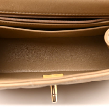 Chanel Caviar Quilted 31 Rue Cambon Top Handle Flap Dark Beige 5 of 12