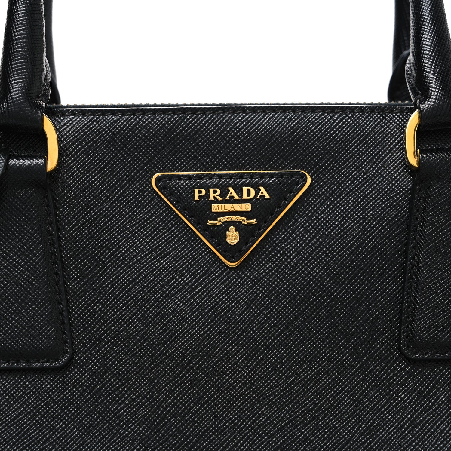 Prada Saffiano Large Galleria Double Zip Tote Black 8 of 11