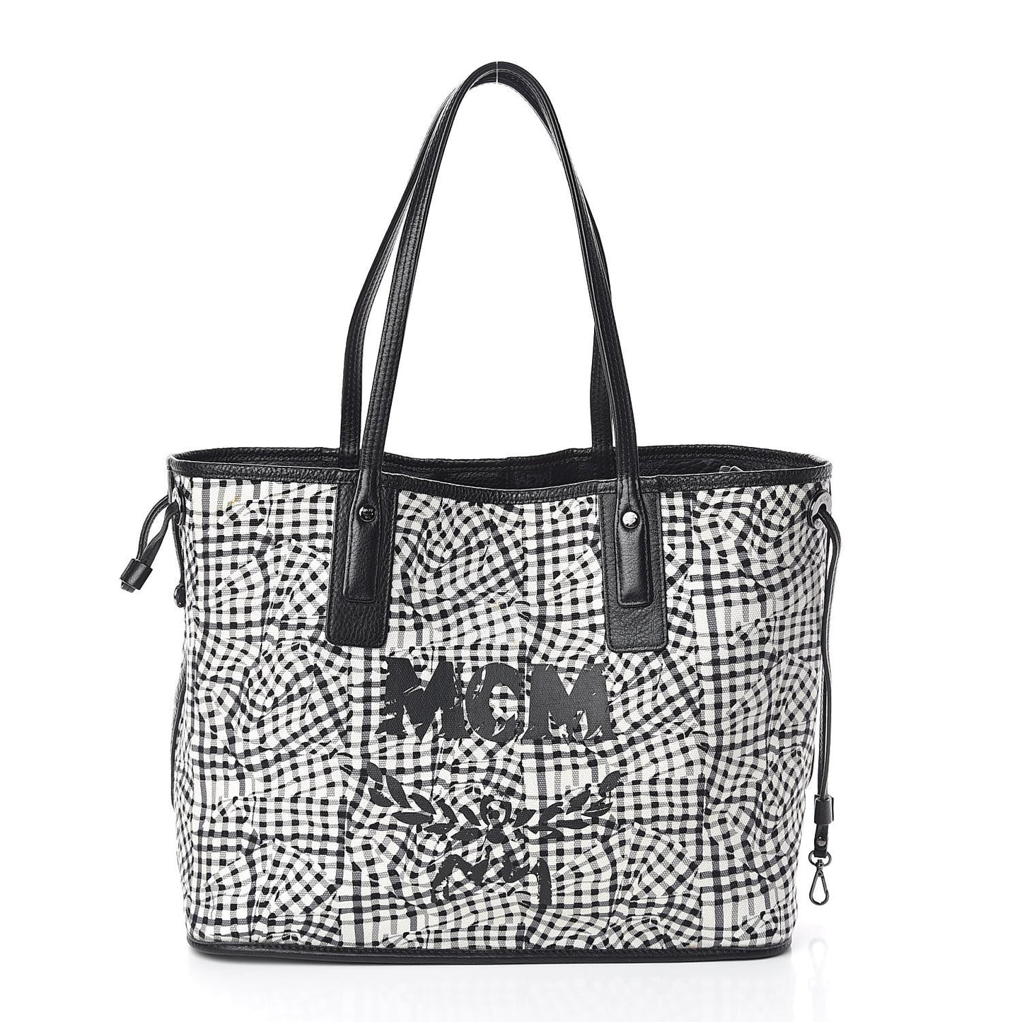 Visetos Medium Liz Reversible Shopper Tote Black