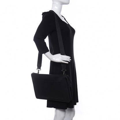 Fendi Vitello Century Grace FF Embossed Messenger Black 2 of 10