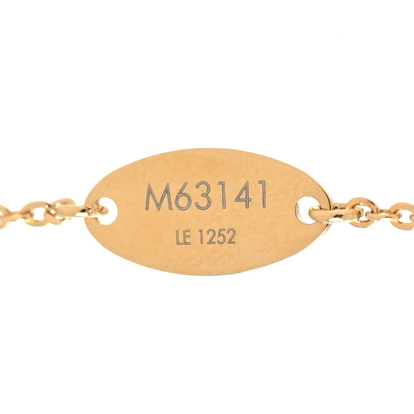 Nanogram Name Tag Necklace Gold
