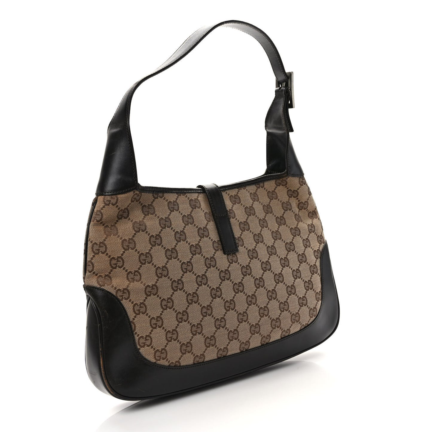 Monogram Web Jackie O Hobo Dark Brown