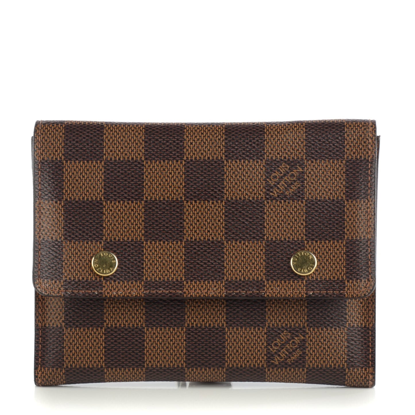 Damier Ebene Portefeuille Compact Modulable Wallet