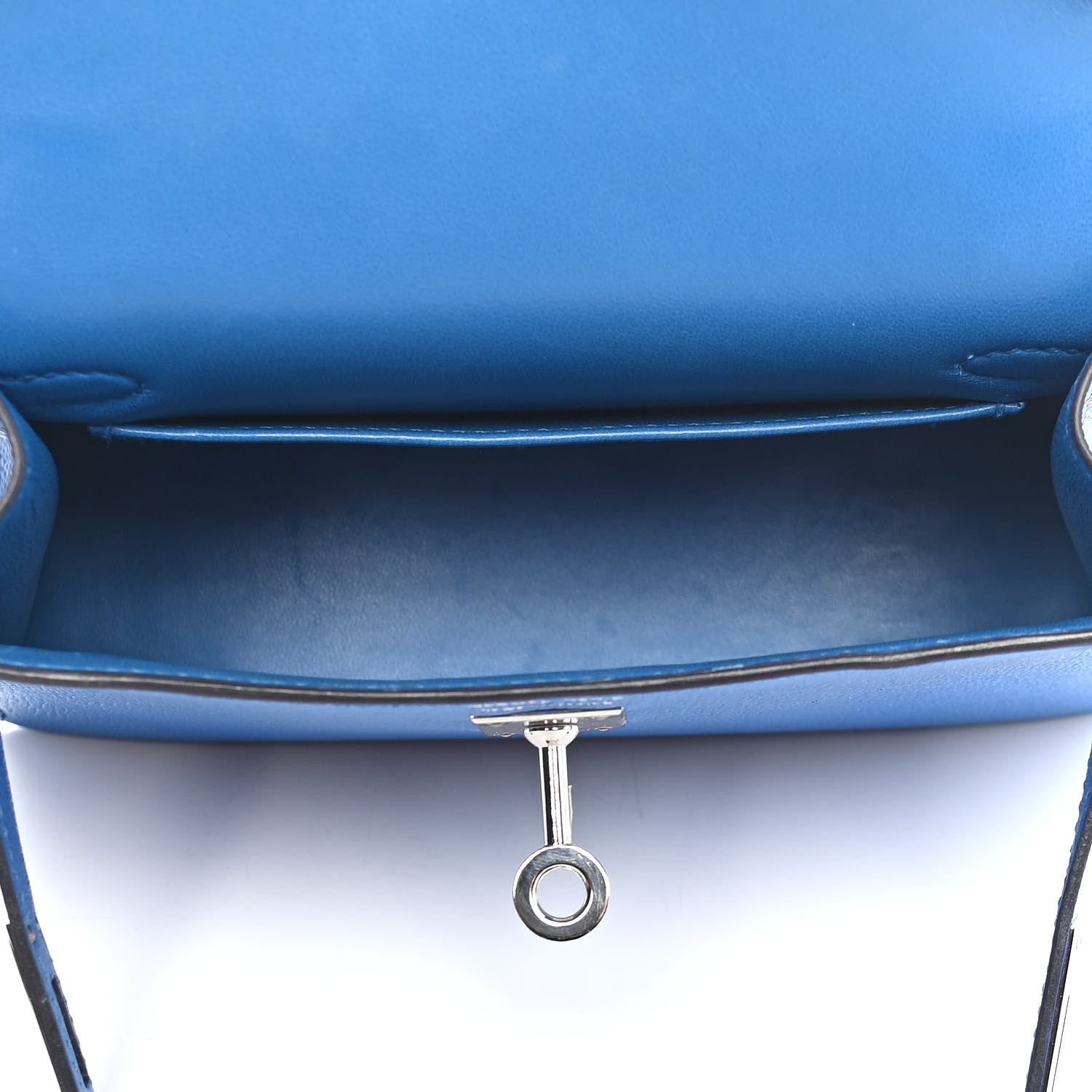 Hermes Epsom Mini Kelly Sellier 20 Bleu Zellige 14 of 28