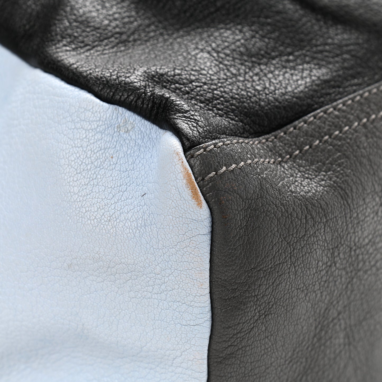 Sugar Goatskin Colorblock Medium Pandora Grey