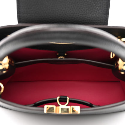 Louis Vuitton Taurillon Capucines BB Black 5 of 9