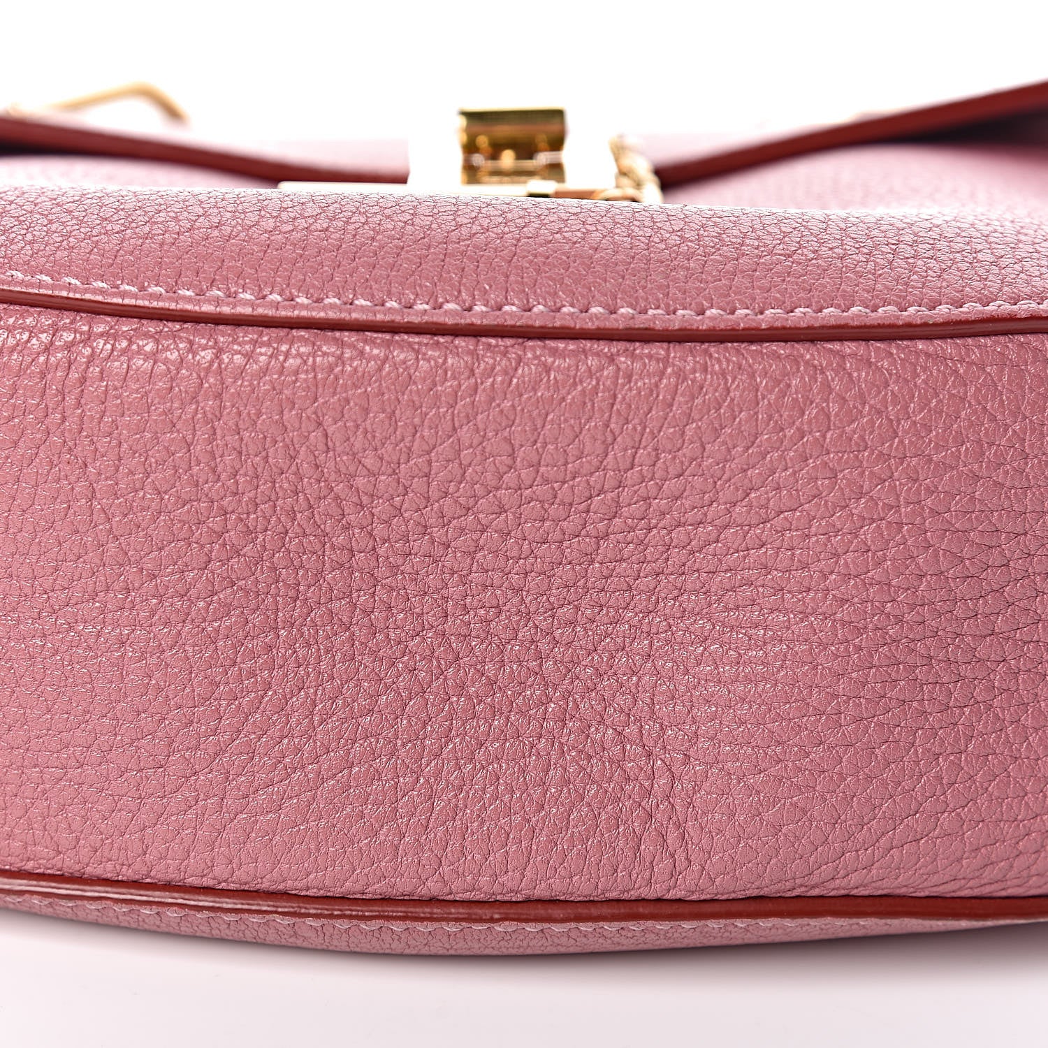 Chloe Grained Lambskin Drew Shoulder Bag Velvet Mauve 14 of 15