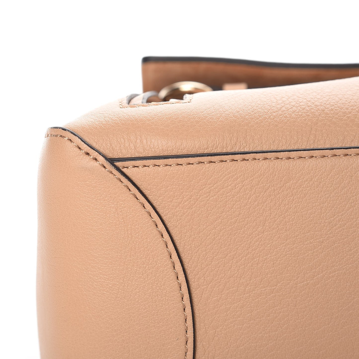 Calfskin Medium Faye Day Shoulder Bag Blush Nude