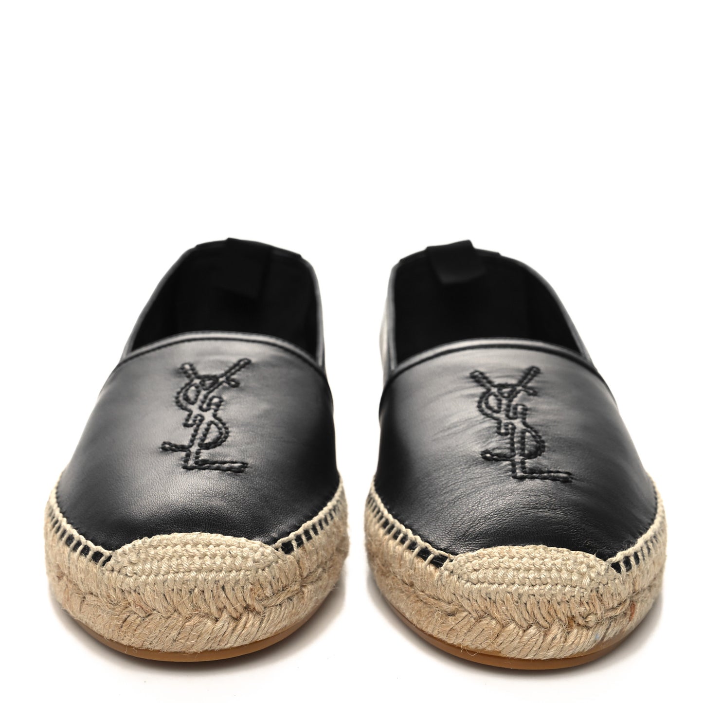 Lambskin Mens Monogram Espadrilles 40 Black