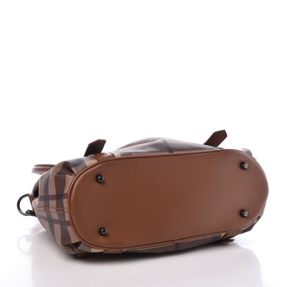 Burberry Smoked Check Small Northfield Tote Brown 5 of 7