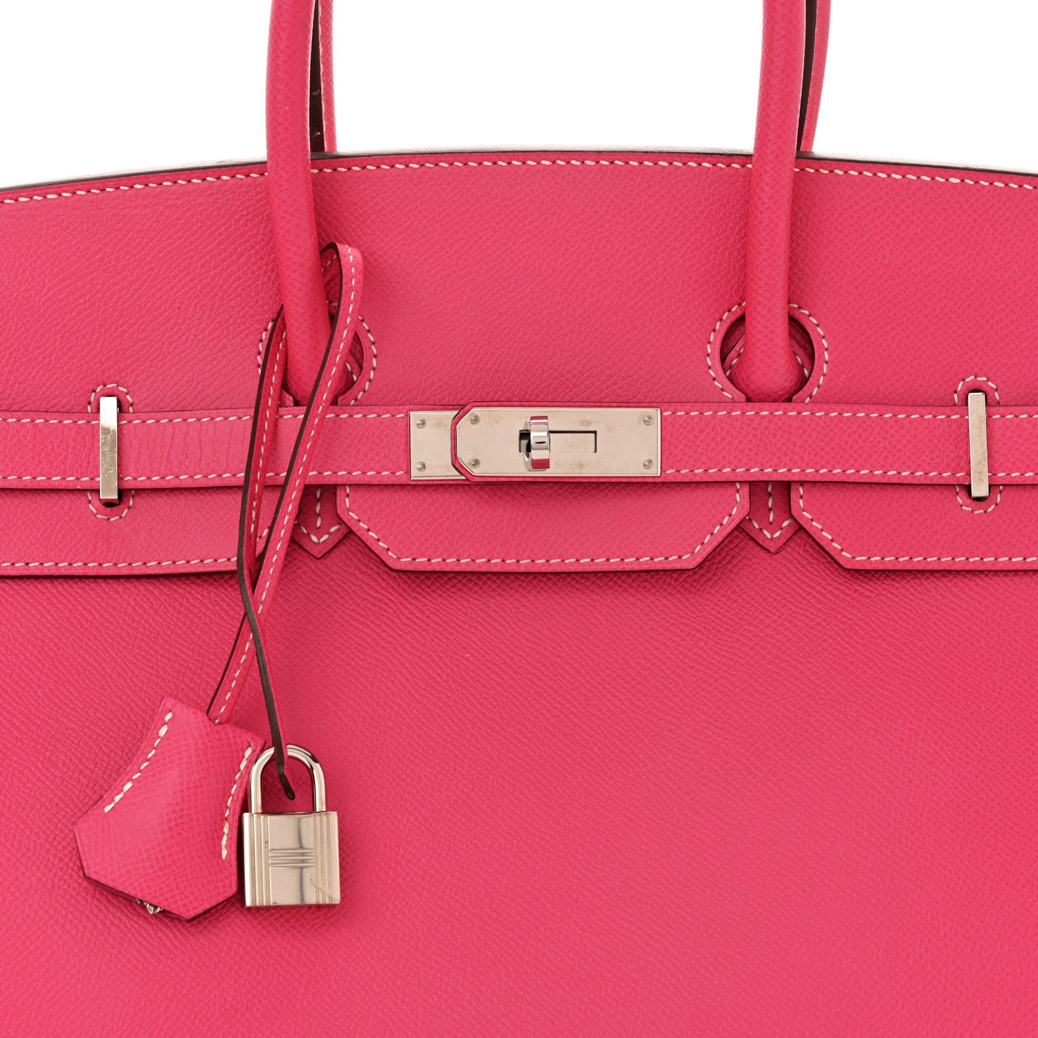 Hermes Epsom Birkin 35 Rose Tyrien 8 of 12