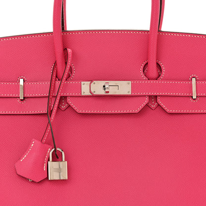 Hermes Epsom Birkin 35 Rose Tyrien 8 of 12
