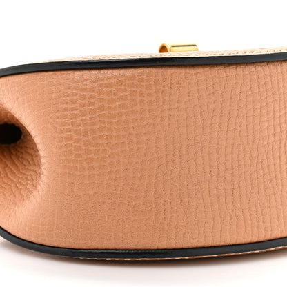 Chloe Grained Calfskin Lambskin Nano Bi-Color Drew Shoulder Bag Beige Yellow 10 of 11
