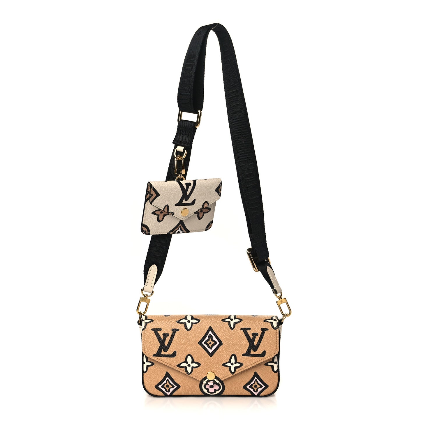 Monogram Wild At Heart Felicie Strap & Go Arizona Creme