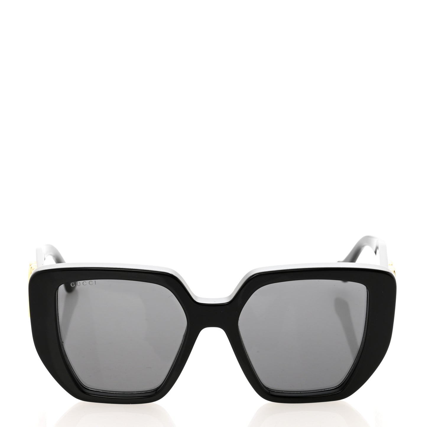 Acetate Square Frame Sunglasses GG0956S Black