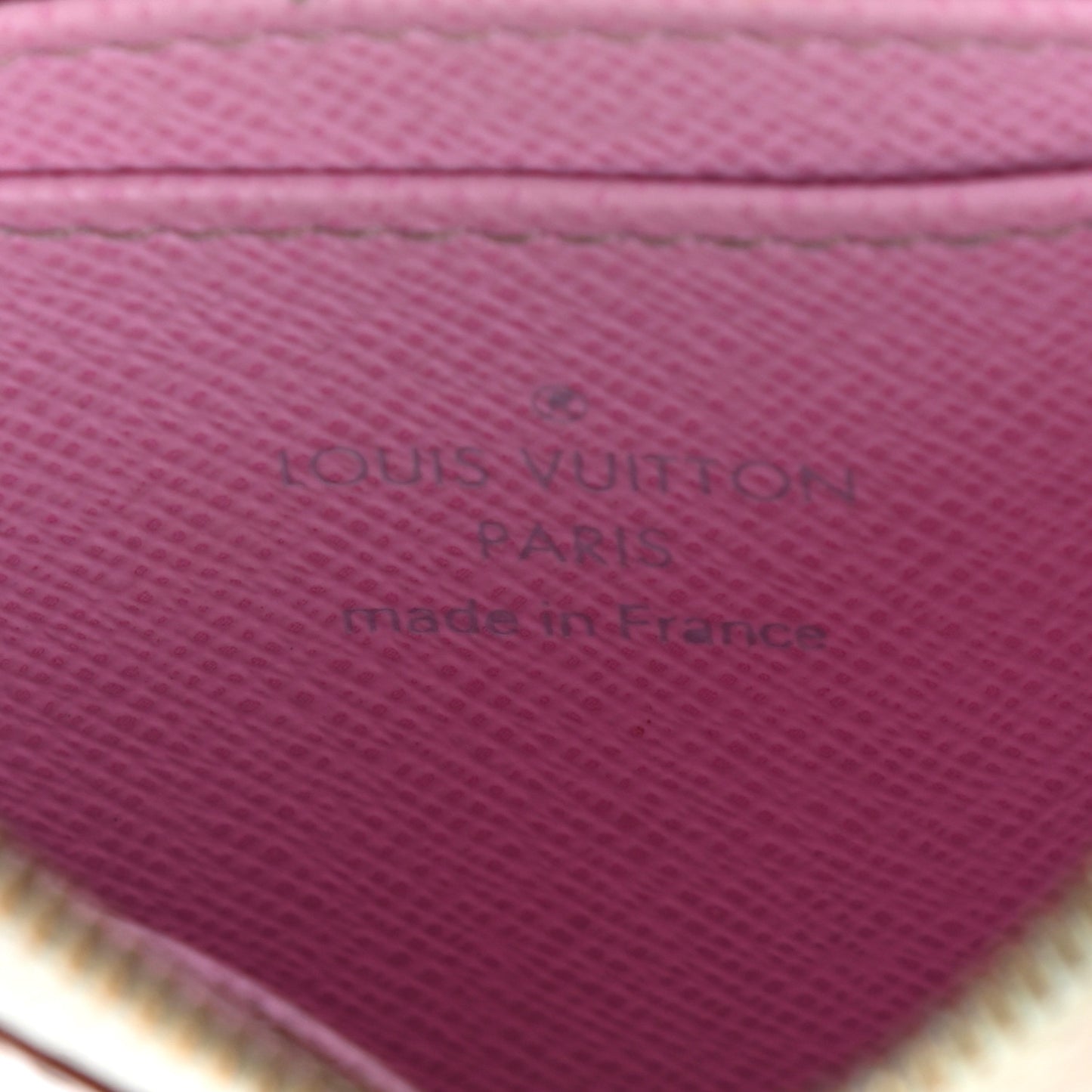 Monogram Multicolor Zippy Coin Purse Wallet White Litchi