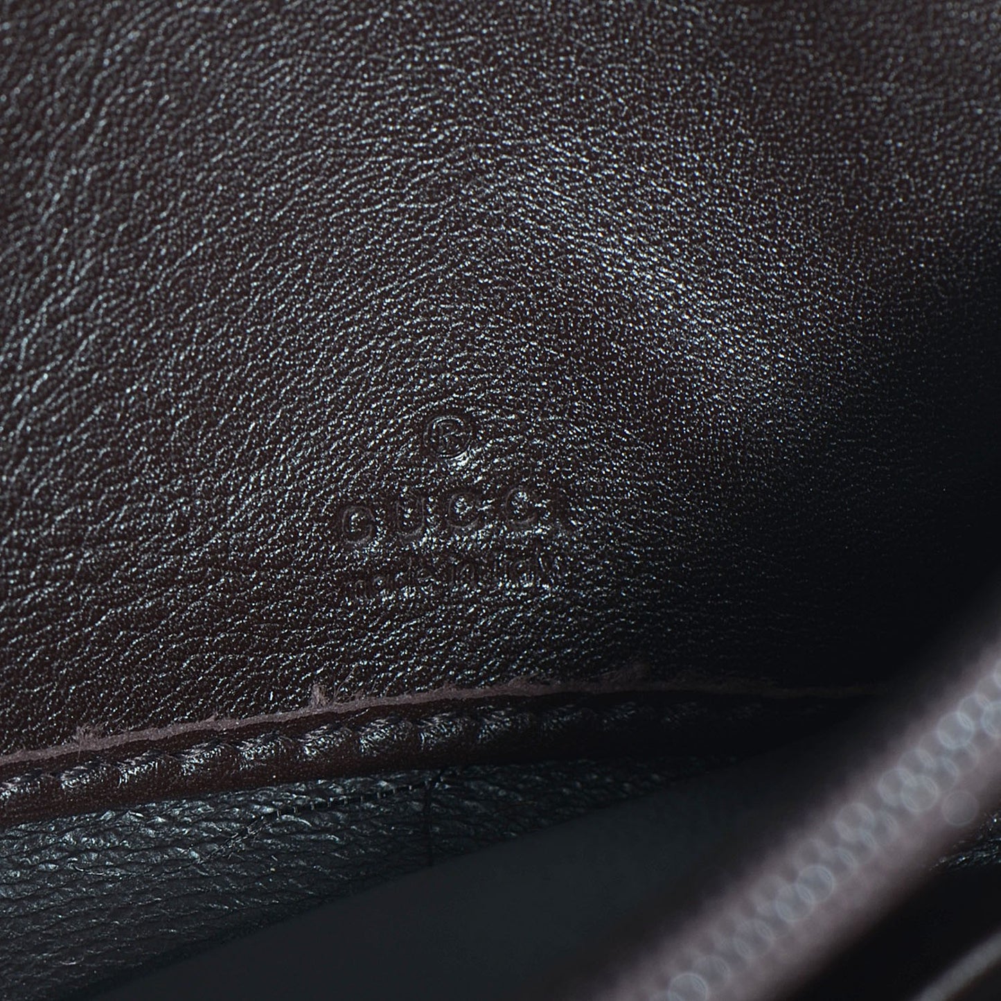 Guccissima Sukey Continental Wallet Chocolate