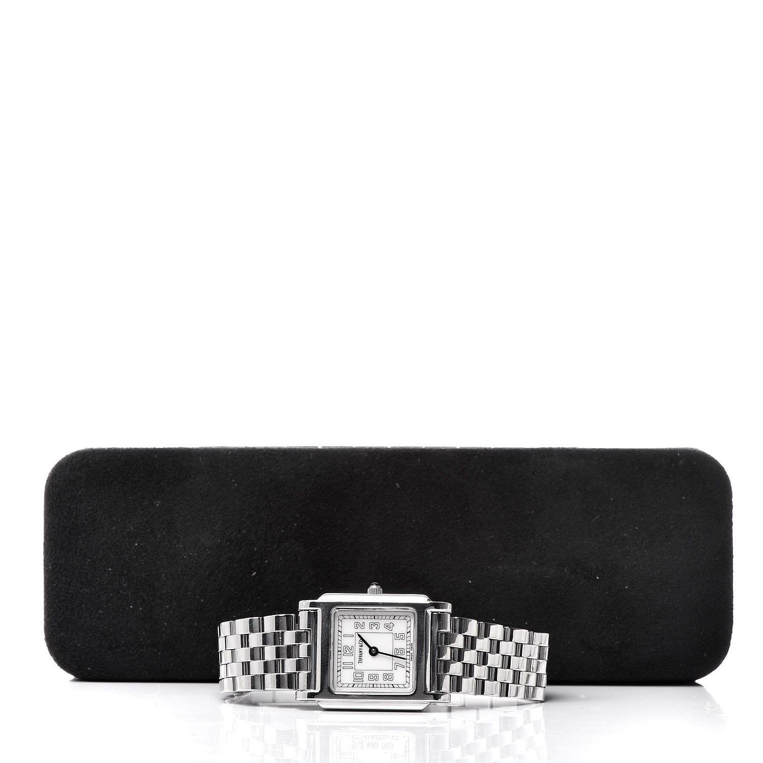 Tiffany Stainless Steel 24mm Classic Square Quartz Watch 7 of 7