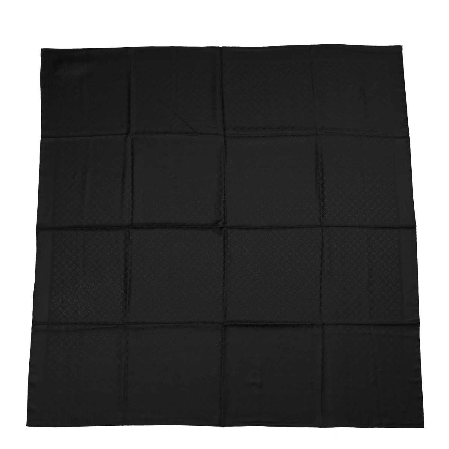 Louis Vuitton Silk Cashmere Monogram My Everything Shawl Black 1 of 4