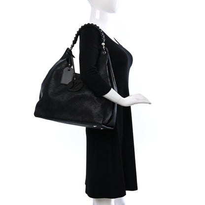 Louis Vuitton Mahina Carmel Hobo Black 2 of 8