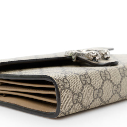Gucci GG Supreme Monogram Mini Dionysus Chain Wallet Beige Taupe 9 of 11