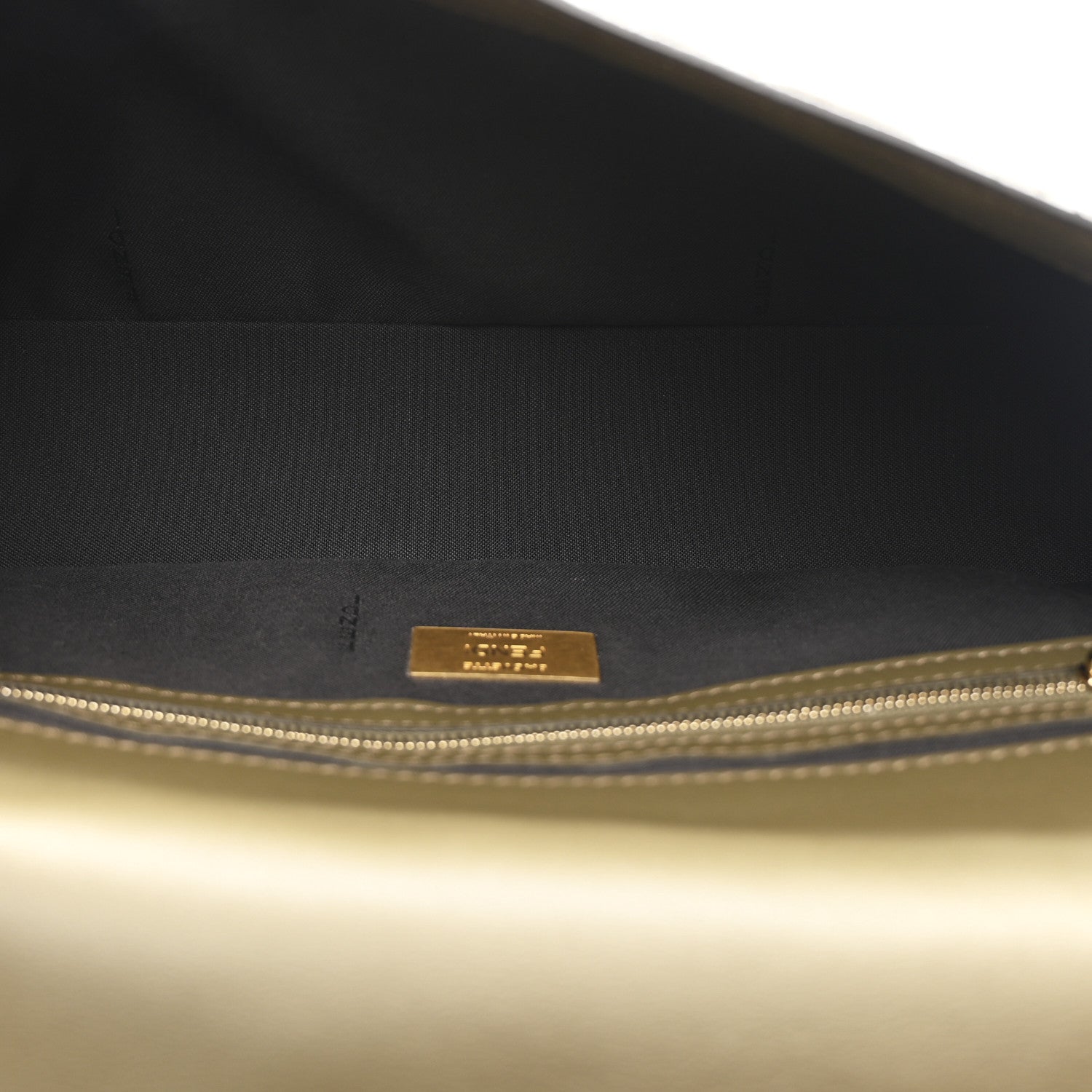 Fendi Nappa FF 1974 Embossed Baguette Avocado 5 of 10