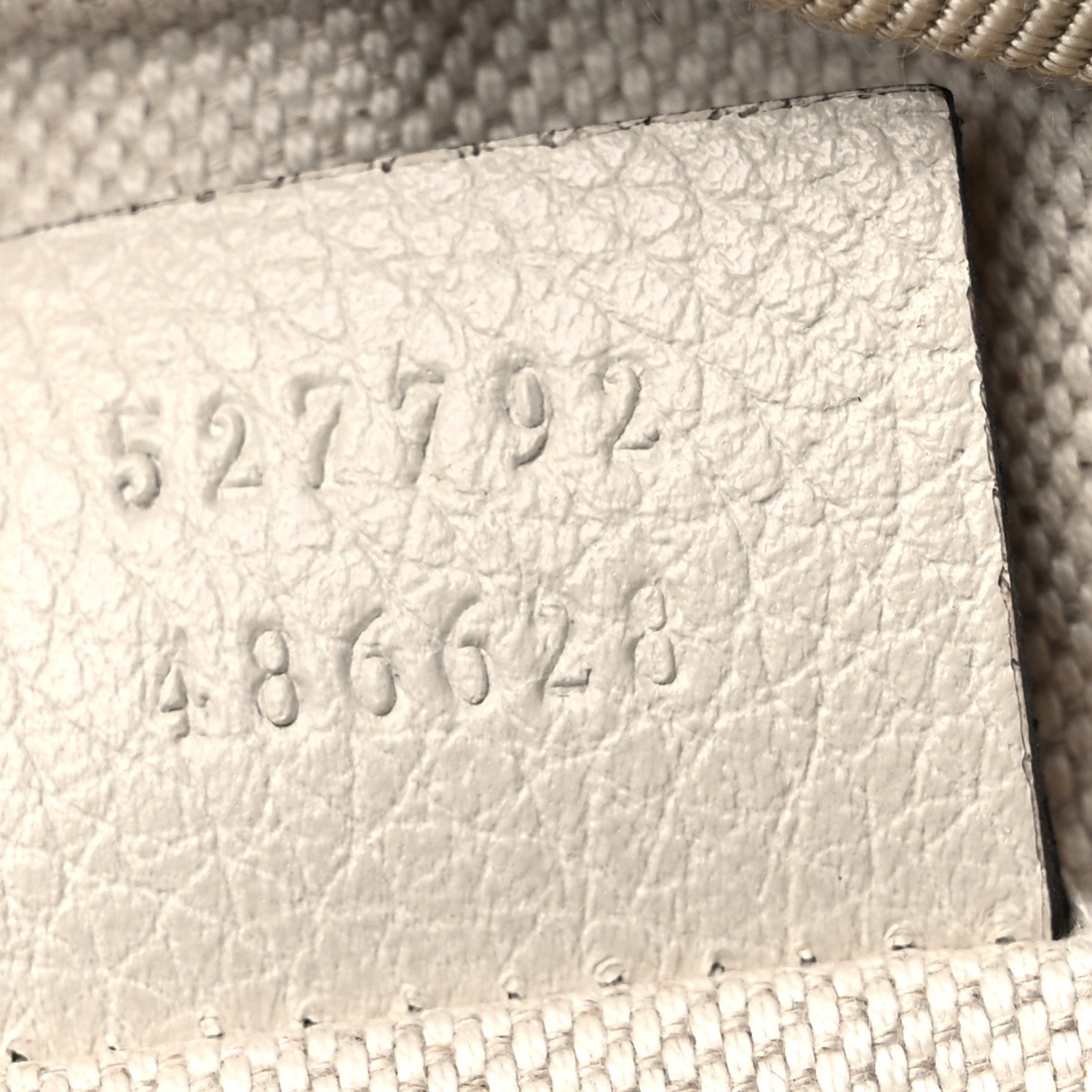 Gucci Grained Calfskin Small Logo Belt Bag White 7 of 9