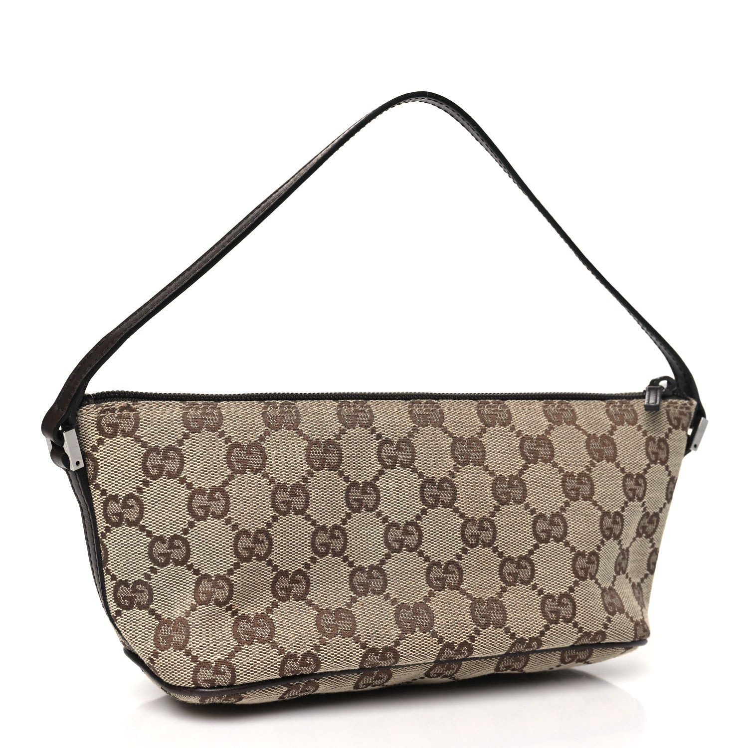 Gucci Monogram Boat Pochette Brown 3 of 13