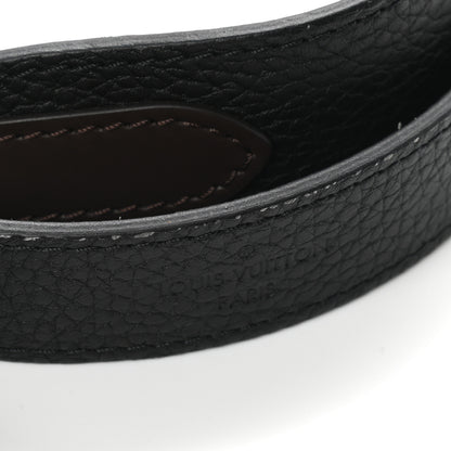 Louis Vuitton Calfskin Jersey Shoulder Strap Black 5 of 5