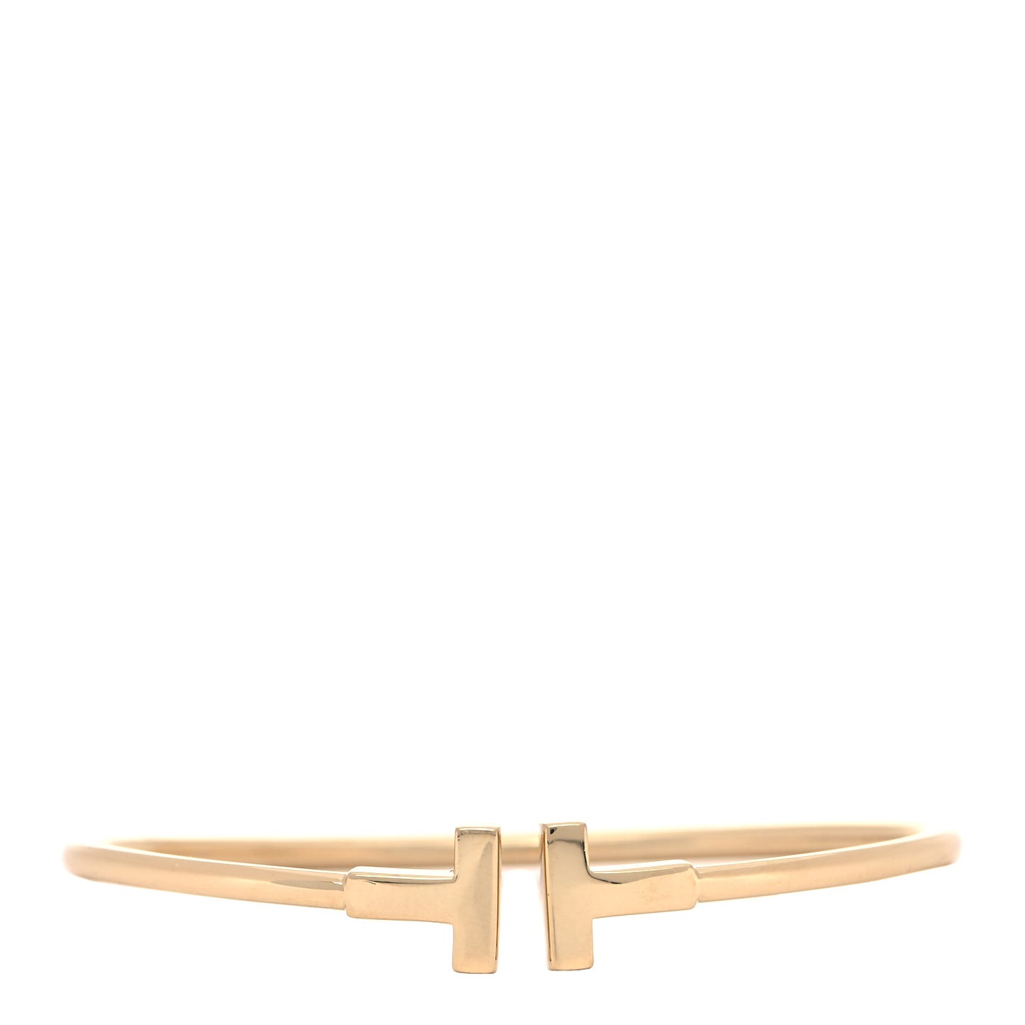 18K Yellow Gold T Wire Bracelet