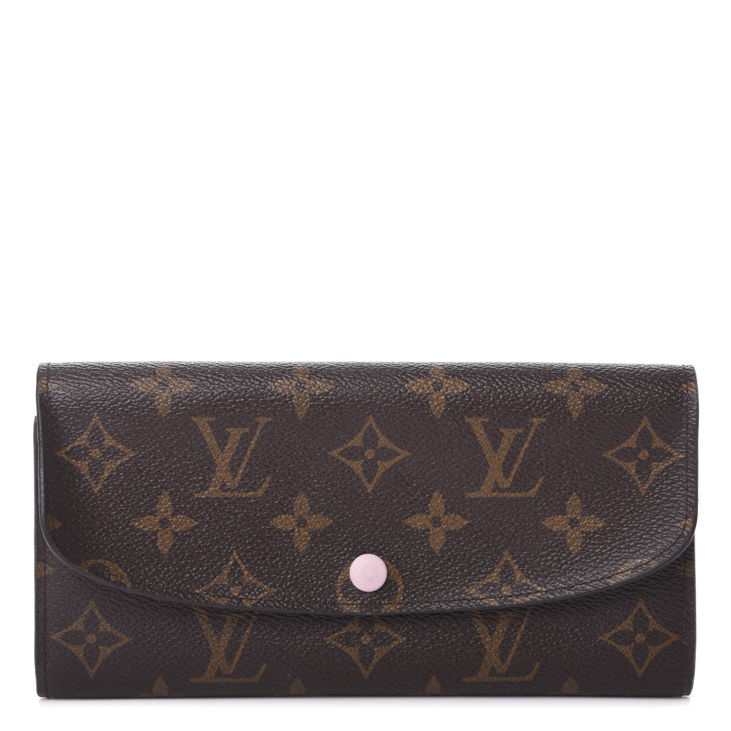 Monogram Emilie Wallet Rose Ballerine