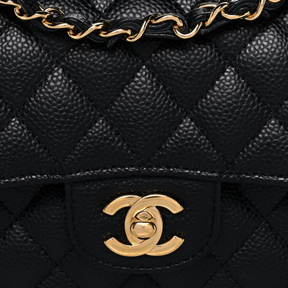 Chanel Caviar Quilted Small Double Flap Black 8 of 15